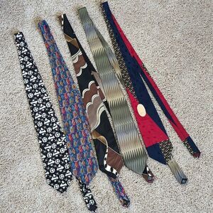 🇺🇸 Vintage Silk Neck Ties Brand Variety Made in USA
